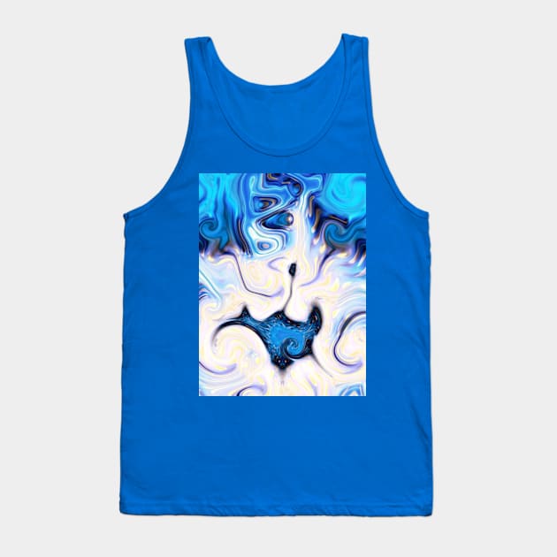 Water art painting Tank Top by MohamedNasseri